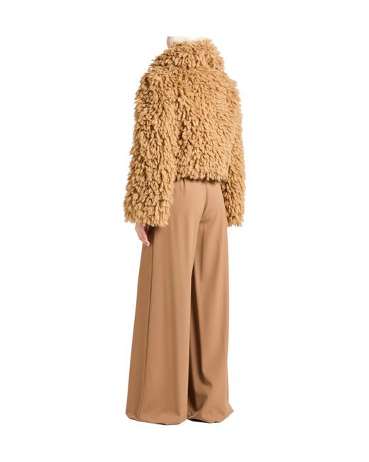 Burberry Brown Fleece Long-Sleeve Jacket
