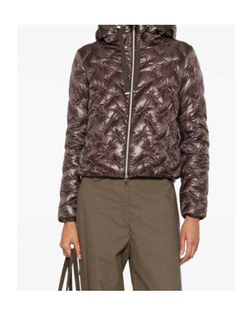 Herno Brown Quilted Cotton Jacket