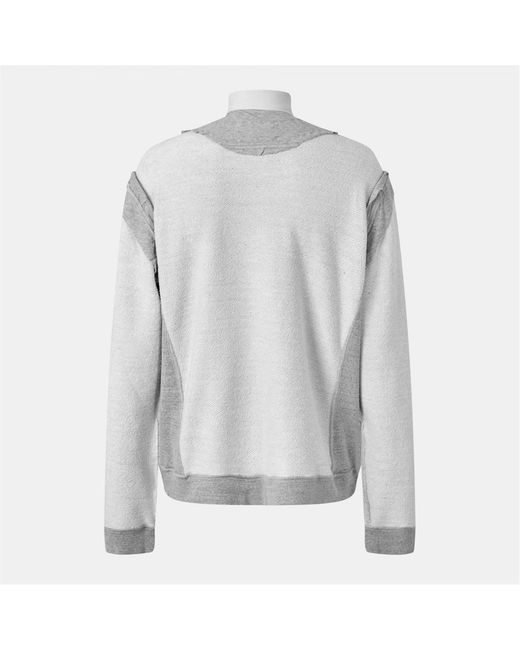 Maison Margiela Gray Lapel Polo Shirt for men