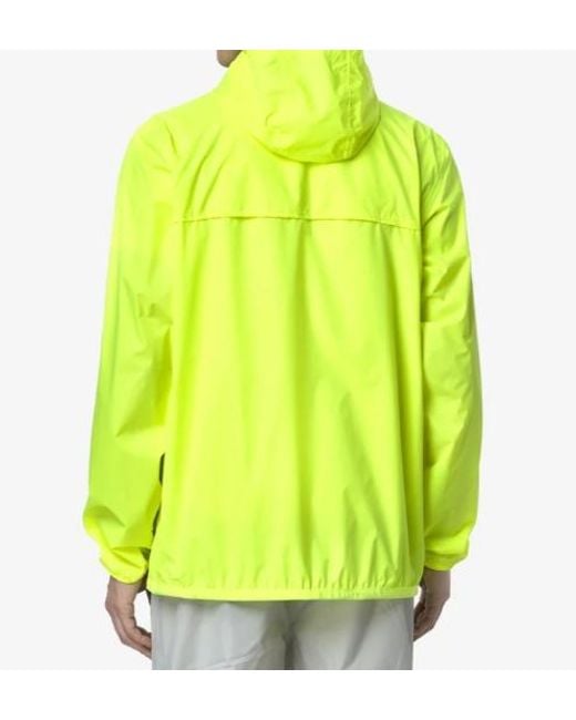 K-Way Yellow Packable Mid Jacket