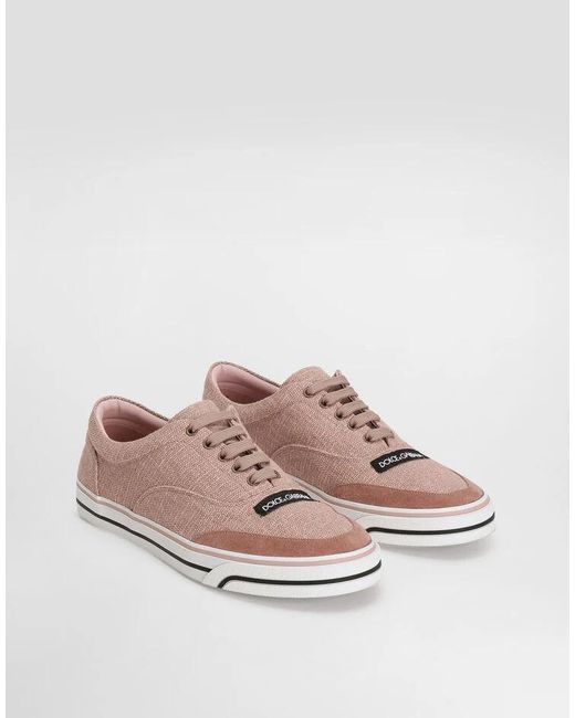 Dolce & Gabbana Pink Dg Sailing Sneakers for men