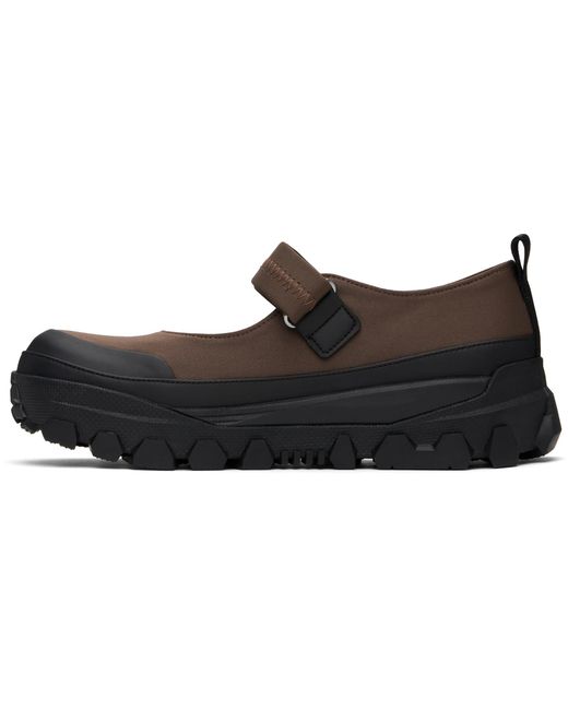 Amomento Black Vibram Mary Jane Loafers