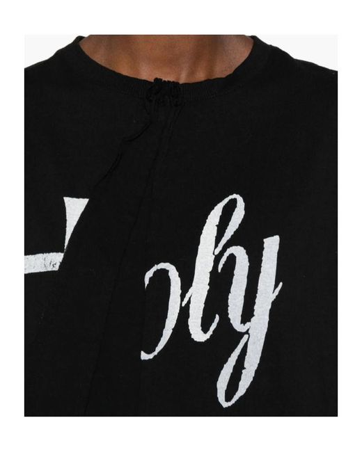 Ann Demeulemeester Black Crew Neck T-Shirt