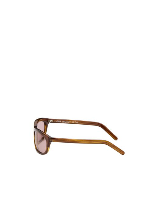 Our Legacy Pink Shelter Full-Rim Sunglasses for men