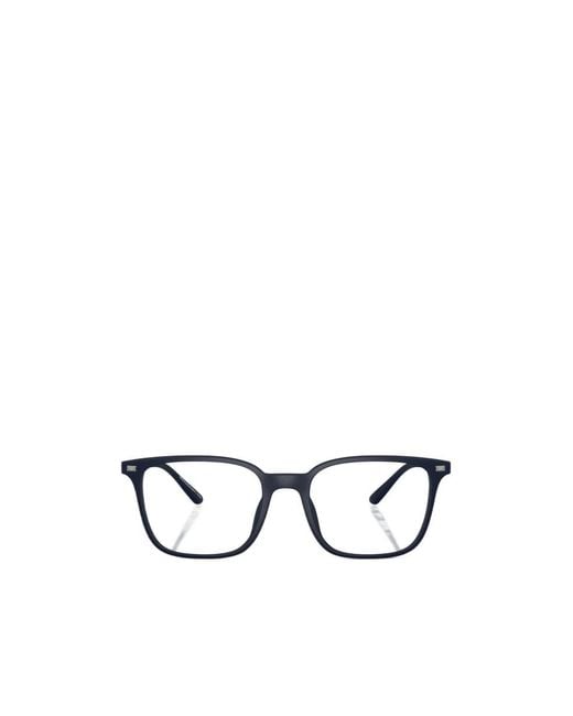 Emporio Armani White Full Frame Plain Mirror for men