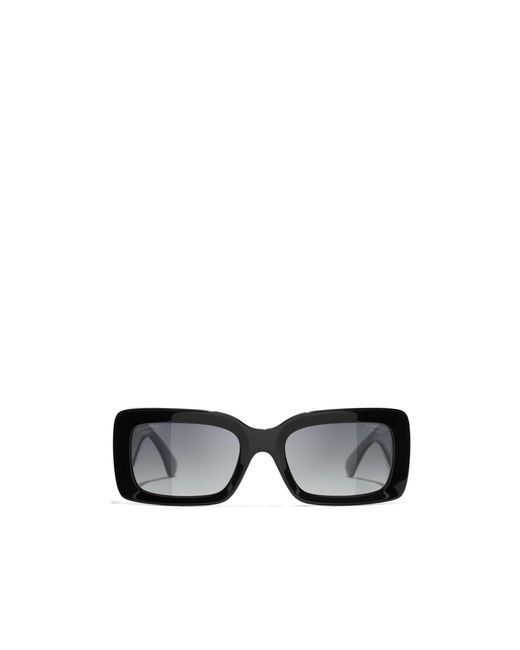 Chanel White Full Frame Sunglasses