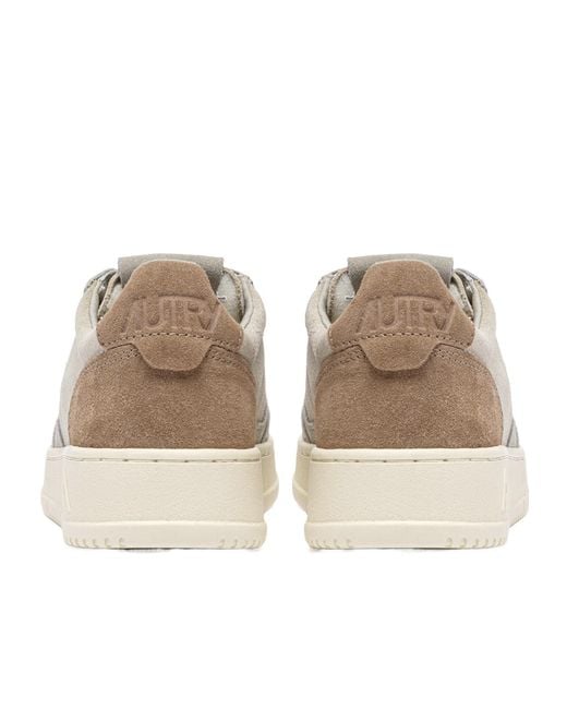 Autry Natural Flat-Soled Sneakers for men