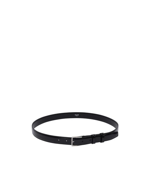 Céline White Bc-17 25Mm Belt for men