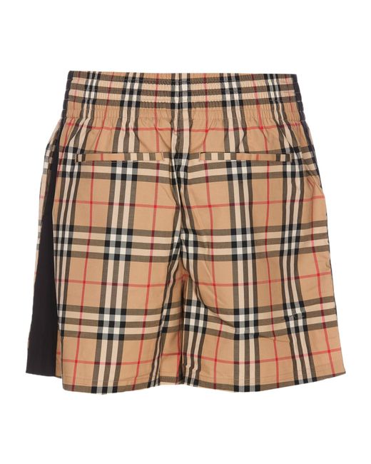 Burberry Multicolor Vintage Checked High-Waisted Shorts
