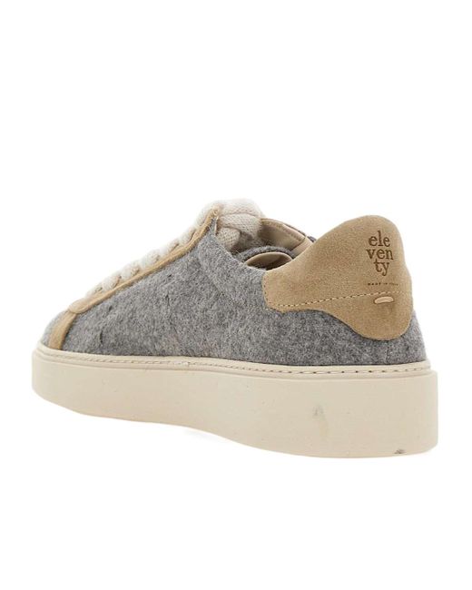 Eleventy Gray Sneakers for men
