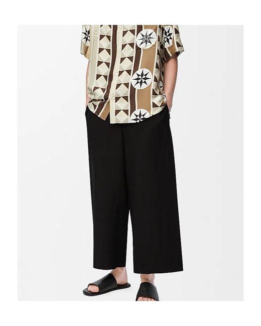Loewe Black Cropped Trousers for men