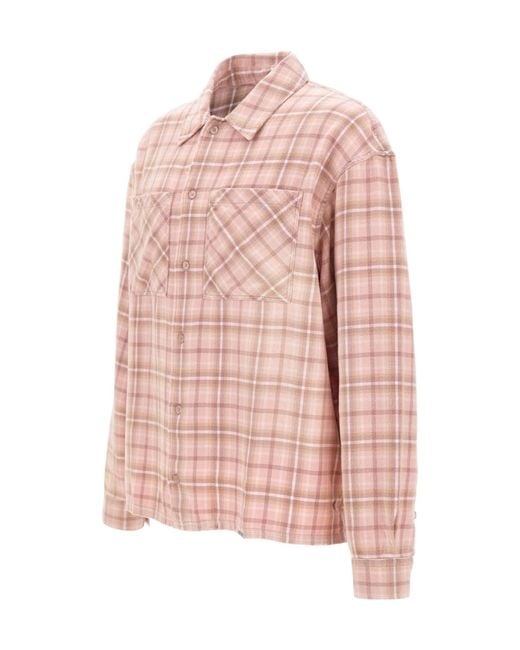 Represent Pink Checked Long Sleeved Shirt for men