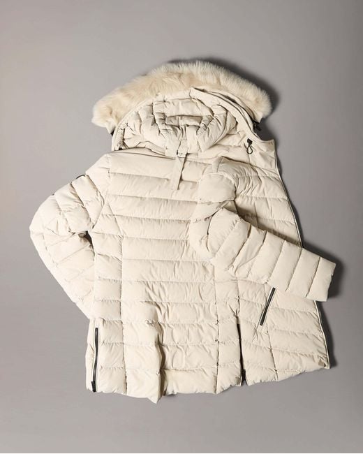 Moose Knuckles Natural Roselawn Hooded Jacket