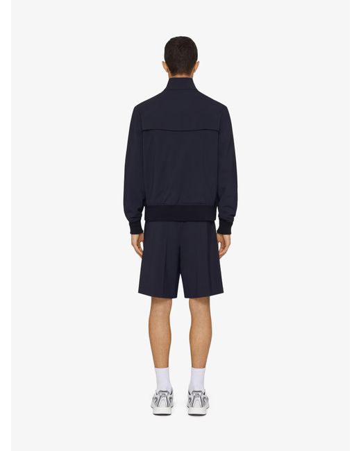 Givenchy Blue Tailoerd Bermuda Shorts for men