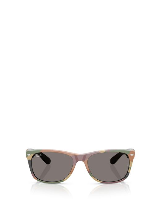 Ray-Ban White Full Frame Sunglasses for men