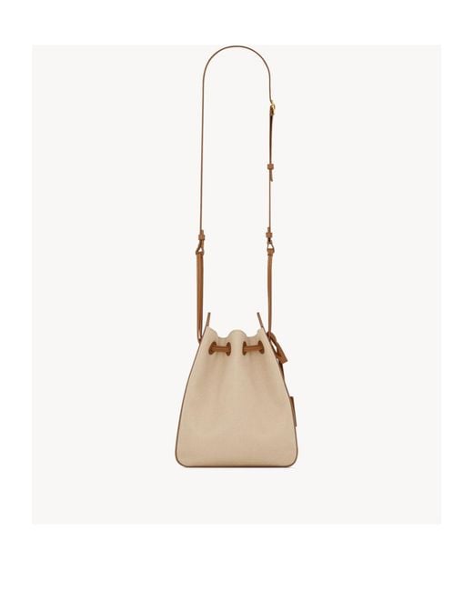 Saint Laurent Metallic Bucket Bag