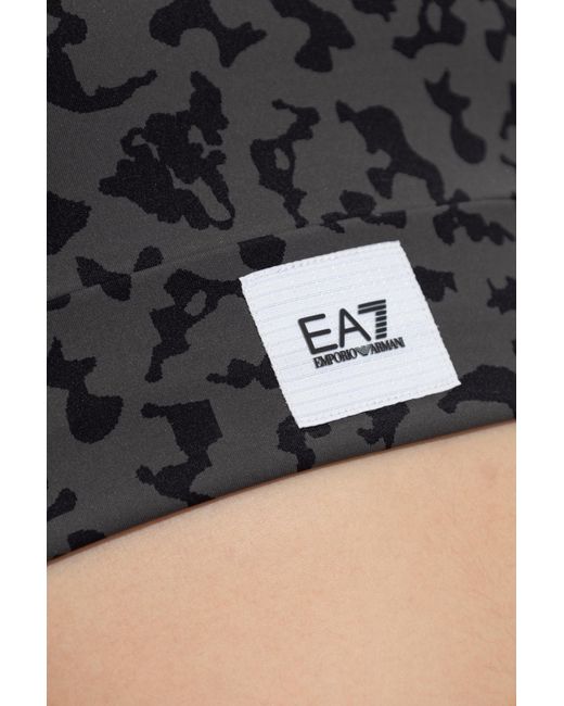 EA7 Black Printed Training Top
