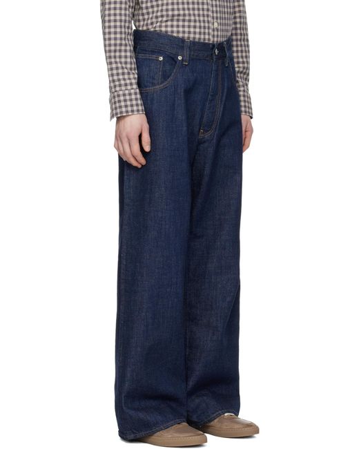 sunflower Blue Super Wide Jeans for men