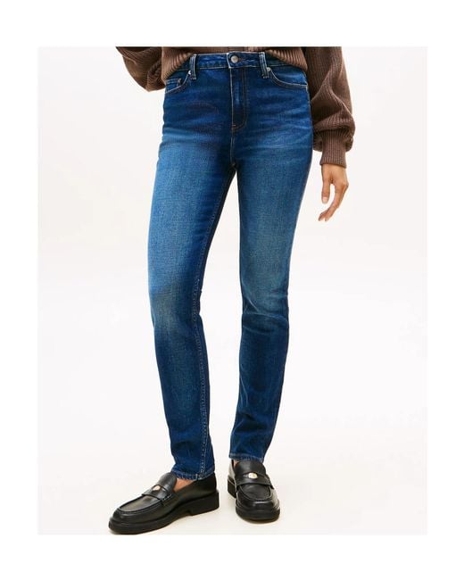 Tommy Hilfiger Blue Belt-Loop Pocket Jeans