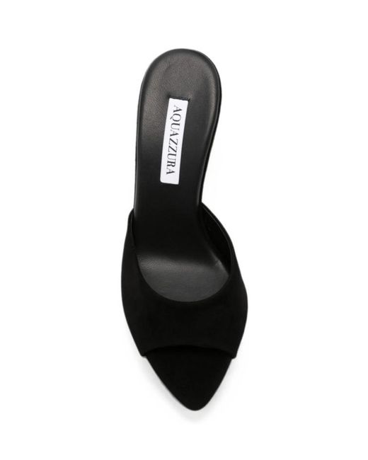 Aquazzura Black Bisous Sandals
