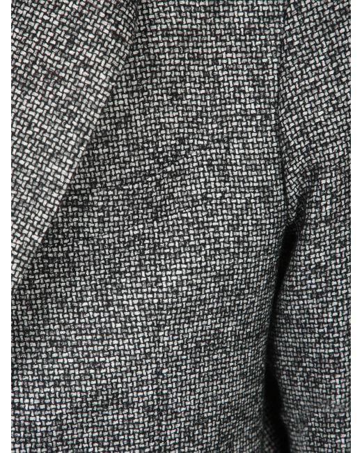 Tagliatore Gray Micro-Pattern Single-Breasted Jacket for men