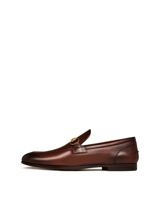 Gucci Brown Horsebit Loafers for men