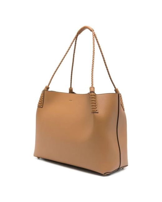Etro Brown Braided-Handle Shoulder Bag