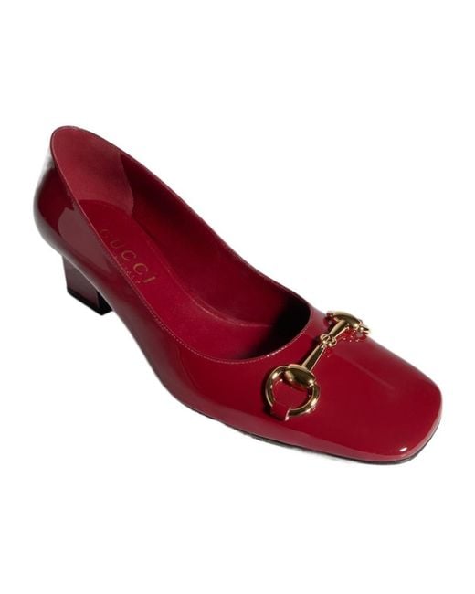 Gucci Red Signora Pump
