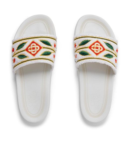 Casablanca Metallic Laurel Slides for men