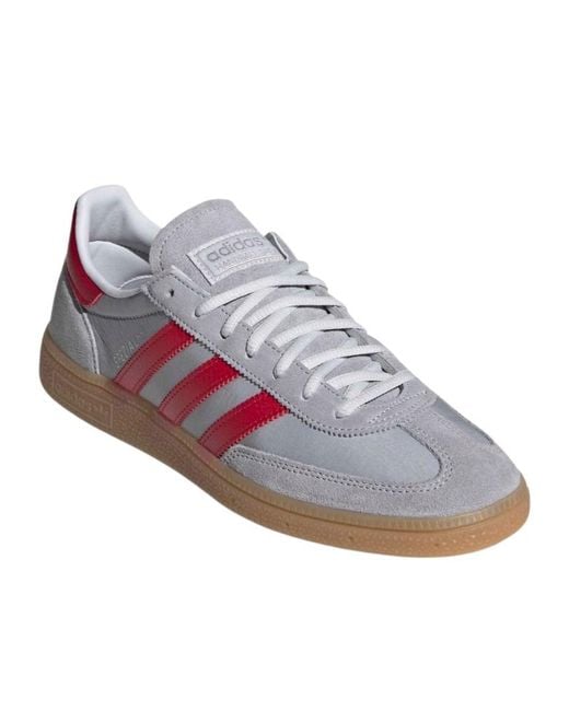 Adidas Originals Pink Lace-Up Low-Top Sneakers for men