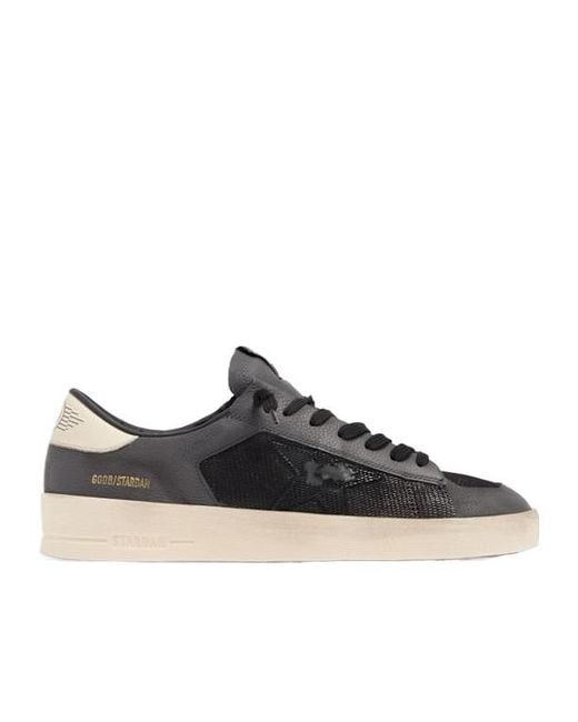Golden Goose Deluxe Brand Black Stardan Suede Sneakers for men