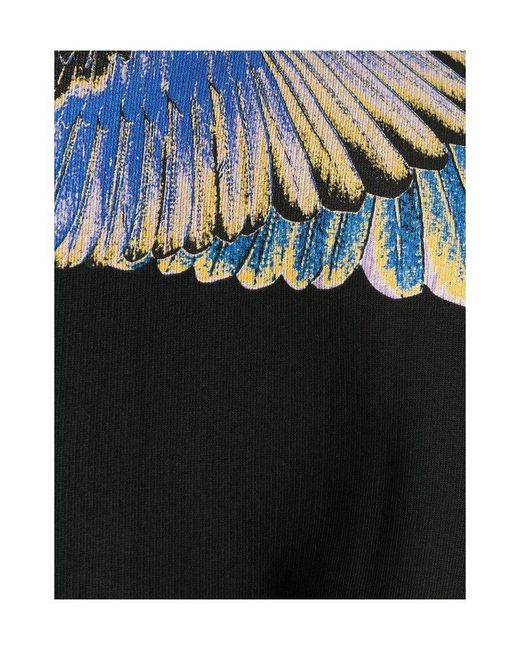 Marcelo Burlon Black Wings Sweatshirt for men