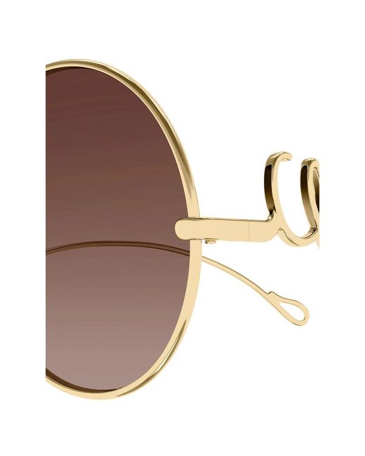 Chloé Brown Full-Frame Sunglasses