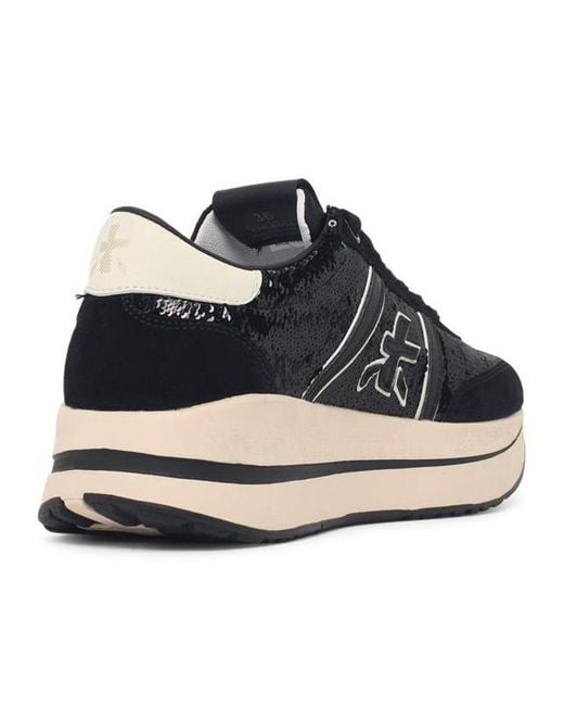 Premiata Blue 'Bethcoin' Blend Sneakers