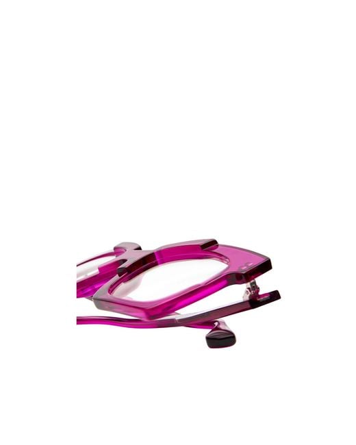 Kuboraum Pink K5 Square-Frame Glasses for men