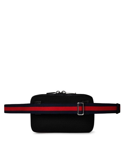 Gucci Black Logo Belt Bag for men