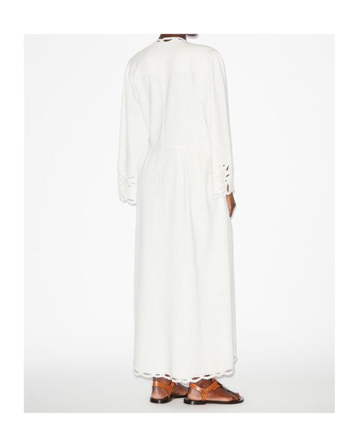 【送料&関税込】Marant Atoile Tianny Long Dress By Marant E MARANT ÉTOILE Tianny Maxi Dress | White | FARFETCH TW