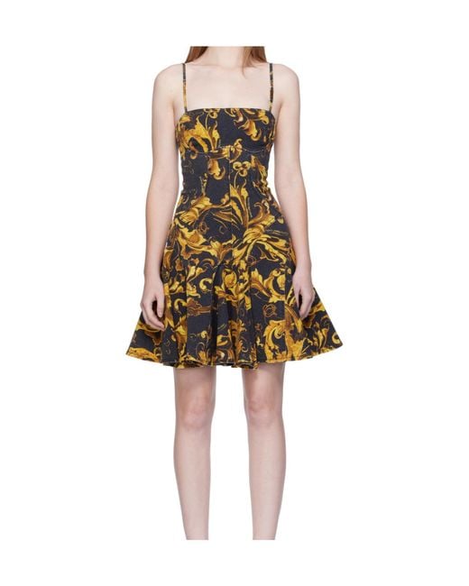 Versace Jeans Natural Suspender Dress