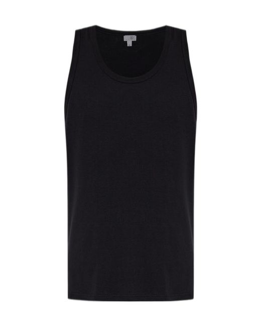 MM6 by Maison Margiela Black Sleeveless Vest for men