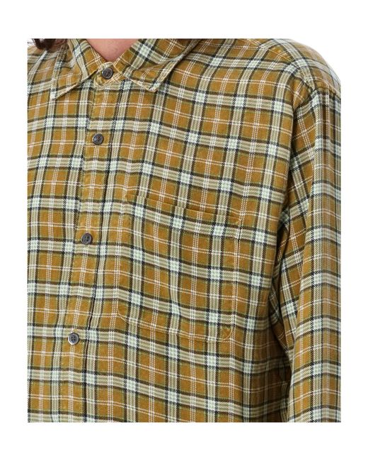 Stussy Green Checkered Shirt for men
