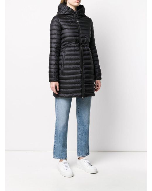 Moncler Black Hooded Down Jacket
