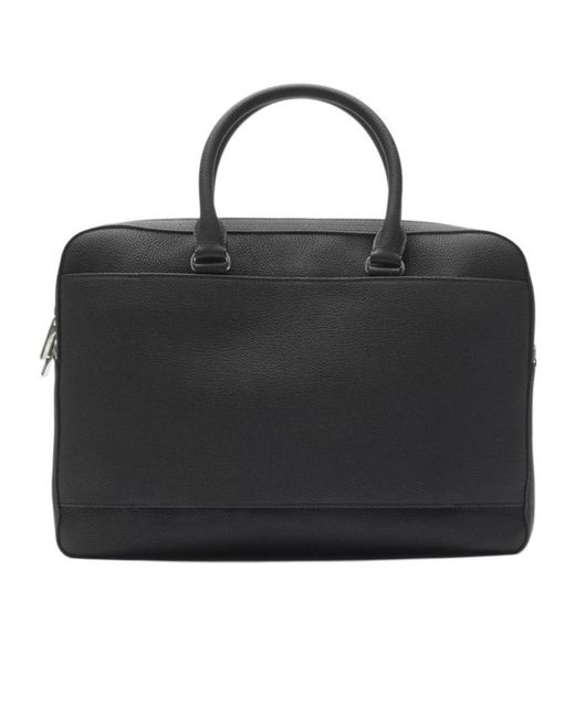 Burberry Black Knight Stamp Briefcase for men