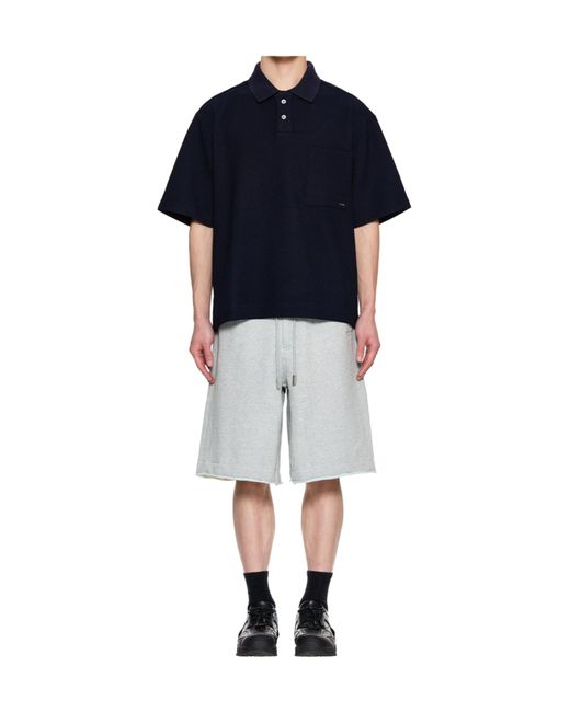 Wooyoungmi Black Logo Pocket Polo Shirt for men