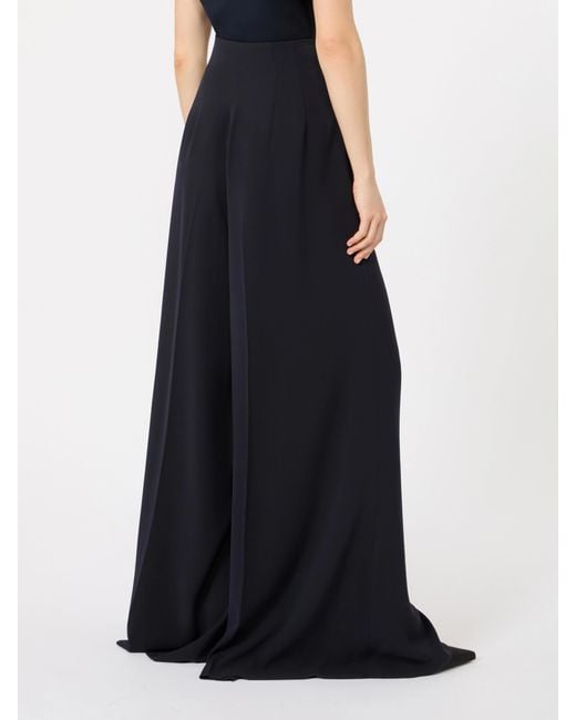 Max Mara Black Pleated Casual Pants