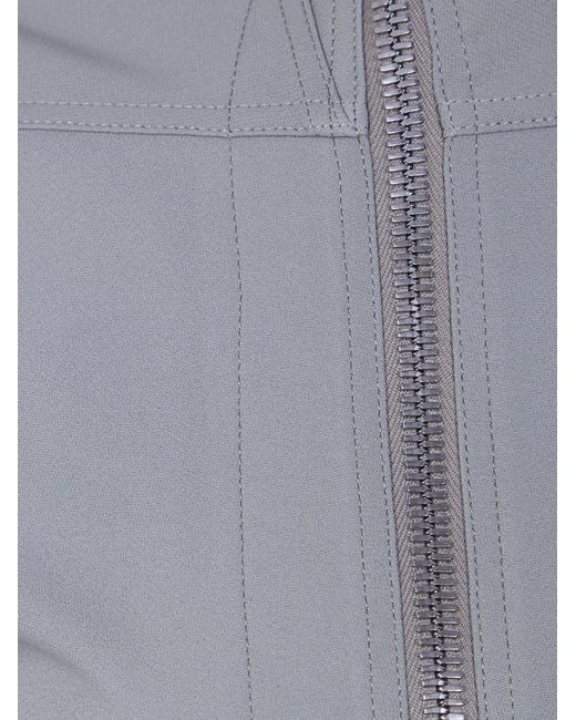 Rick Owens Blue Gary Zip-Up Jacket