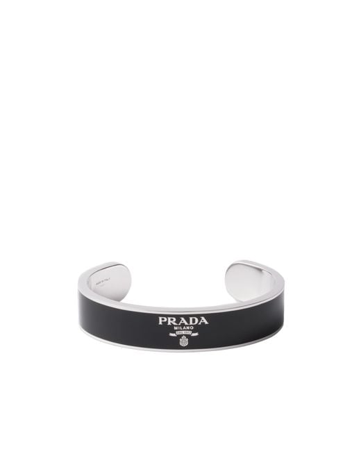 Prada White Bangle Bracelet for men
