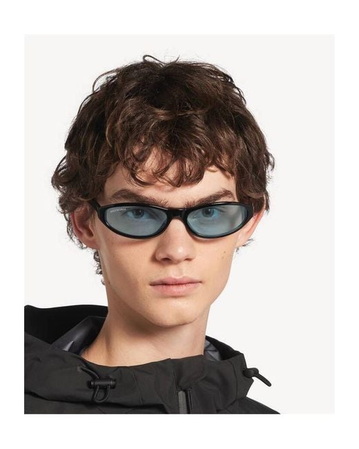 Balenciaga Blue Neo Round Sunglasses