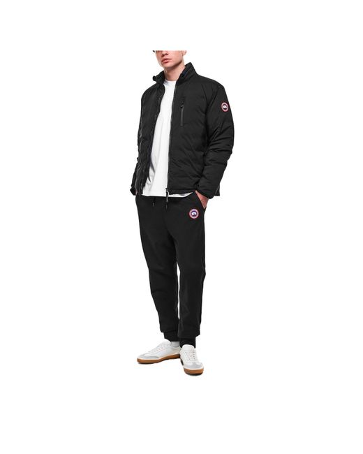 Canada Goose Black Stand-Collar Padded Jacket for men