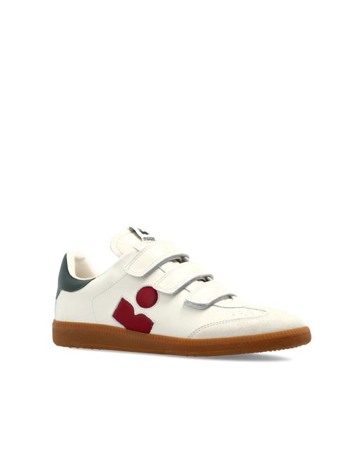 Isabel Marant Pink Lace-Up Low-Top Sneakers