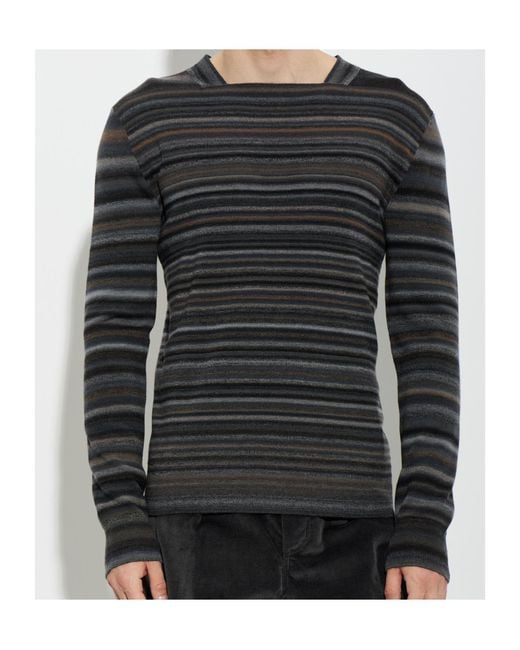 Dolce & Gabbana Black Long-Sleeved Knitwear for men